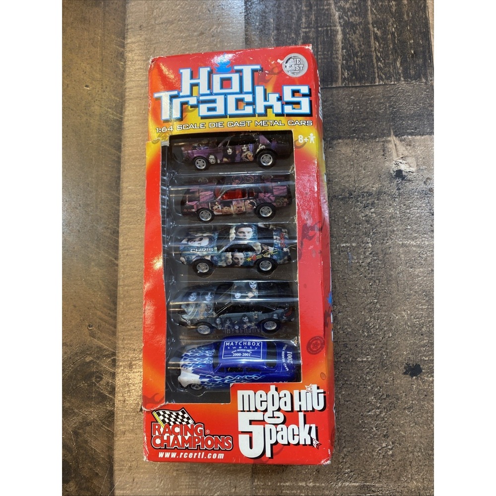 RACING CHAMPIONS  HOT TRACKS  *NSYNC  MEGA HIT FIVE PACK DIE CAST‎  Vintage